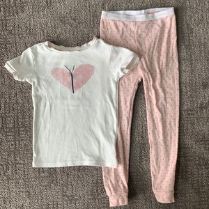 Gap Pink Polka Dot Pajamas 5 years